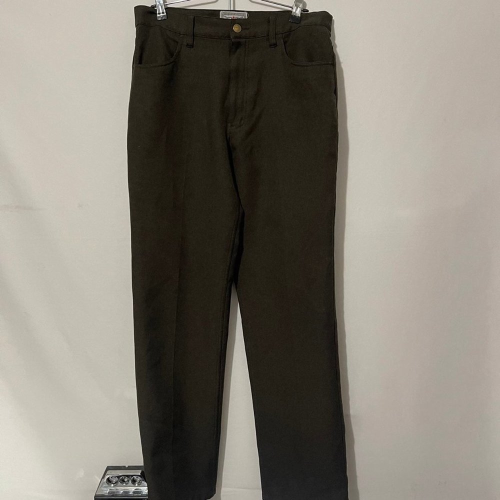 Brown wrancher style dress jeans